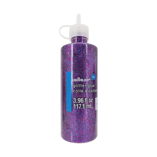 3.96oz. Purple Glitter Glue by Creatology&#x2122;